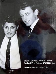 Oran - Rue Alsace- Lorraine- Empire Cinema - Paul Anka 